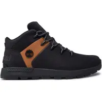 Timberland für Jungen. TB0A6AG5EMJ1 Sprint Trekker Schnürsenkel-Turnschuhe aus Leder schwarz (39), Wohnung, Lässig, Kinderbekleidung
