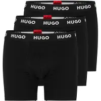 HUGO Eng anliegende Boxershorts aus Stretch-Baumwolle im Dreierpack Grösse XL