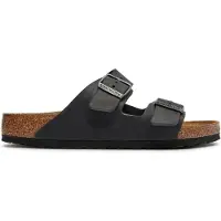 Birkenstock 752481 Herren-Pantoletten in Schwarz – weite Passform