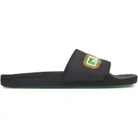 Quiksilver Sandale "Rivi", Herren, Gr. 7(40), schwarz (schwarz, rasta), Obermaterial: Synthetikmaterial / Außensohle: Gummi., Schuhe Sandale