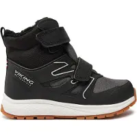 Viking Kinder Stiefel Equip Defence Warm WP 2V Schwarz 32