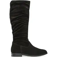 Tamaris Damen Leder Stiefel schwarz