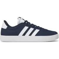 Adidas Sneaker SPORTSWEAR "VL COURT 3.0", Damen, Gr. 38,5, blau (legend ink, ftwr weiß, ftwr weiß), Leder, Synthetik, Schuhe Sneaker, inspiriert vom Design des samba