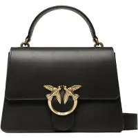 Pinko Handtasche aus Leder, Damenmodell, schwarz - EINFACHE AUSFÜHRUNG