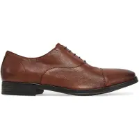 Geox Herren U REZZONICO B Oxford, Cognac, 40 EU