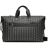 Lacoste Reisetasche The Blend Weekender Monogram Noir Gris schwarz