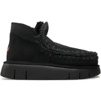 Mou für Damen. MU.FW531009A Eskimo Bounce Lederschuhe schwarz (40), 3 bis 5 cm, Keine, Lässig