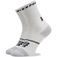 Compressport Pro Marathon Socken V2.0 - Weiß Schwarz, Größe Größe 1