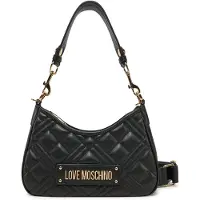 Love Moschino Love Umhängetasche schwarz gesteppt Logo gold