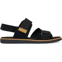 Timberland Sandale "ADLEY SHORE BACKSTRAP SANDAL", Damen, Gr. 39, schwarz (blk suede), Leder, Synthetik, Schuhe Sandale