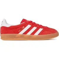 Adidas Gazelle Indoor In Red White For Youth – 3.5 UK - 36 EU - 4 US / Red White