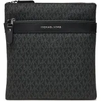 Michael Kors Hudson Umhängetasche mit Logo, Schwarz