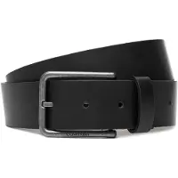 Calvin Klein Warmth Buckle Smooth Belt Black/antique Silver Größe: 100 | Gürtel Outlet | Herren | Grau