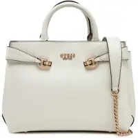 GUESS Lorelei Girlfriend Sportliche Damen Handtasche, Weiß