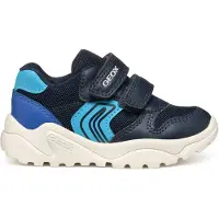 Geox Baby-Jungen B CIUFCIUF Boy A Sneaker, Navy/Royal, 20 EU