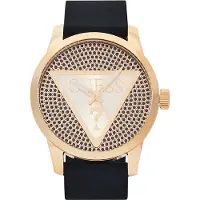 GUESS Nur Zeit Schwarz Kollektion Badge - mann