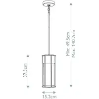 Kichler Außenwandleuchte Camillo, schwarz, Aluminium, Glas, E27