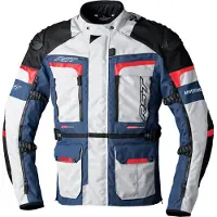 Rst Pro Series Adventure-X CE Textil Damenjacke - Silber/Blau/Rot