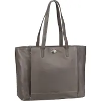 Leonhard heyden Leder Aktentasche Laptoptasche Nizza Business Shopper Taupe