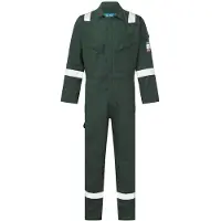 Portwest Flammhemmende und antistatische Overall 350g - M - Grün -