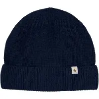 Huttelihut - Kid's Beanie Wool Knit - Mütze Gr 53 cm - 4-6 Years blau