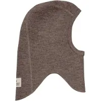 Huttelihut - Kid's Balaclava Wool Rib - Sturmhaube Gr 40 cm - 0-3 Months braun