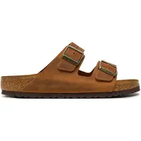 Birkenstock - Arizona Oiled Leather - Sandalen Gr 47 - Regular braun