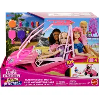 Barbie „ Mysteries: Beach Detectives“ Ultimativer Strand-Buggy Spielset mit mehr als 10 Zubehörteilen, Modepuppe, 3 Jahr(e), 254 mm, 622 g, Mehrfarbig