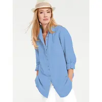 HEINE Longbluse in himmelblau | Gr.: 34