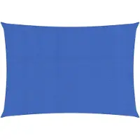 The Living Store Sonnensegel 160 g/m² Blau 2x4,5 m HDPE