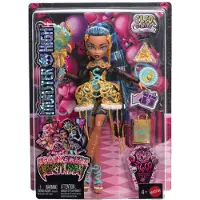 Monster High Scary Sweet Birthday Cupid Asteria-Puppe im Partykleid mit Ballon und Geschenk, Modepuppe, Weiblich, 4 Jahr(e), Junge/Mädchen, 290 mm, 250 g