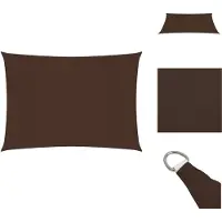 vidaXL Sonnensegel Oxford-Gewebe Rechteckig 2x4,5 m Braun - Sonnenschirme & Sonnenschutze
