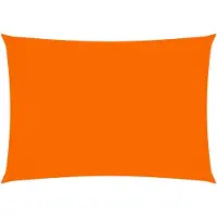 The Living Store Sonnensegel Oxford-Gewebe Rechteckig 2x4 m Orange