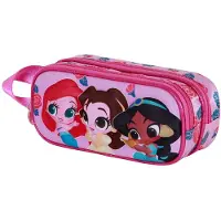 KARACTERMANIA Disney Princess Flowers 3D double Federmappe