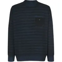 Babista Rundhalspullover "Pullover VARIENTO", Herren, Gr. 56, blau (dunkelblau gestreift), Obermaterial: 100% Baumwolle CO., Pullover Rundhalspullover