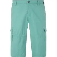 Jan Vanderstorm Longbermudas "Bermuda JERE", Herren, Gr. 66, N-Gr, blau (petrol), Obermaterial: 100% Baumwolle CO., Hosen Longbermudas