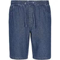 Jan Vanderstorm Bermudas "Schlupfshort FILEMON", Herren, Gr. 64, blau, Obermaterial: 100% Baumwolle CO., comfort fit knielang, Hosen Bermudas