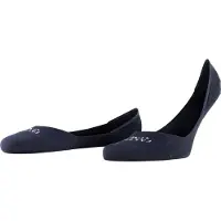 Falke Cool 24/7 Herren Füßlinge, 47-48, Blau, Uni, Baumwolle