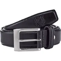 Jan Vanderstorm Ledergürtel "Ledergürtel DEODOR", Herren, Gr. 115, schwarz, Obermaterial: 100% Rindsleder Leather cow., Gürtel Ledergürtel