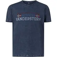 Jan Vanderstorm T-Shirt "T-Shirt DIETHELM", Herren, Gr. 6XL, blau (dunkelblau), Obermaterial: 100% Baumwolle CO., Shirts T-Shirt