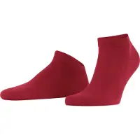 Falke ClimaWool Herren Sneakersocken, 47-48, Rot, Uni, Wolle