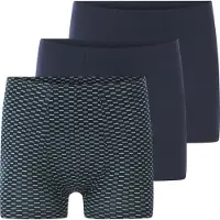 Babista Retro Pants "3er Pack Retropants QORDAN", Herren, Gr. M-L, blau (dunkelblau), Obermaterial: 95% Baumwolle CO. 5% Elasthan EL., Unterhosen Retro Pants