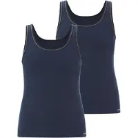 Jan Vanderstorm Unterhemd "2er Pack Unterhemd HARBUR", Herren, Gr. XL, weit, blau (dunkelblau), Obermaterial: 100% Baumwolle CO., Unterhemden Unterhemd