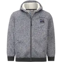 Jan Vanderstorm Kapuzensweatjacke "Sweatjacke MIKRIKSON", Herren, Gr. L, grau (grau melange), Obermaterial: 100% Polyester COOLMAX PES(Coolmax)., Sweatjacken Kapuzensweatjacke