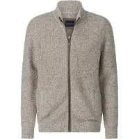 Babista Strickjacke "Strickjacke FILERAZZI", Herren, Gr. L, beige (beige melange), Obermaterial: 50% Wolle mw. 50% Polyamid ECONYL PA ECONYL., Strickjacken Strickjacke