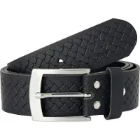 Jan Vanderstorm Ledergürtel "Ledergürtel JASTOR", Herren, Gr. 115, schwarz, Obermaterial: 100% Rindsleder Leather cow., Gürtel Ledergürtel