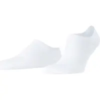 Falke Family Herren Füßlinge, 43-46, Weiß, Uni, Baumwolle