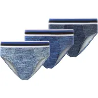 Jan Vanderstorm Slip "3er Pack Slip BILGUR", Herren, Gr. 8XL, blau, Obermaterial: 95% Baumwolle CO. 5% Elasthan EL., Unterhosen Slip