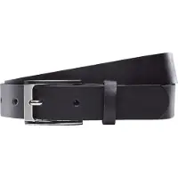 Babista Ledergürtel "Ledergürtel MILANVERA", Herren, Gr. 120, schwarz, Obermaterial: 100% Rindsleder Leather cow., unifarben, Gürtel Ledergürtel, mit gebürsteter Metallschnalle