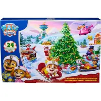 Ryhmä Hau PAW Patrol Adventskalender 2023 mit 24 Spielzeug-Überraschungen, Buch, Freistehend, Mehrfarbig